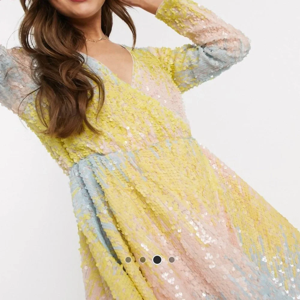 Collective the Label Petite Mini Ombré Wrap dress - Picture 4 of 9